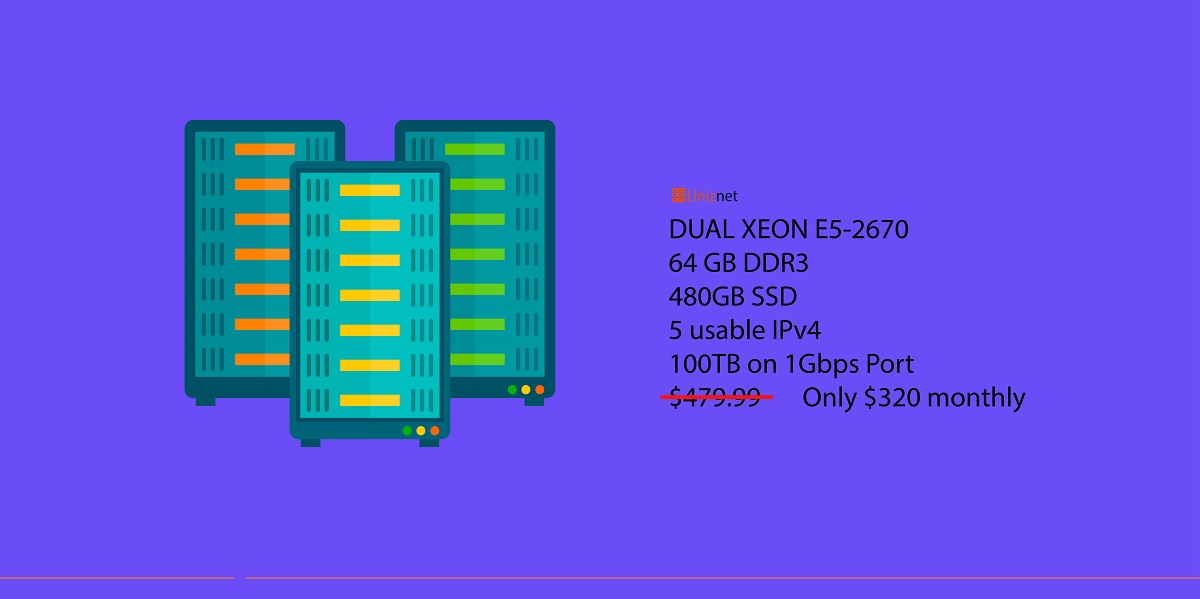 dedicated server with 61 ipv4